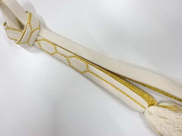 JAPANESE KIMONO / HAND-TIED OBIJIME